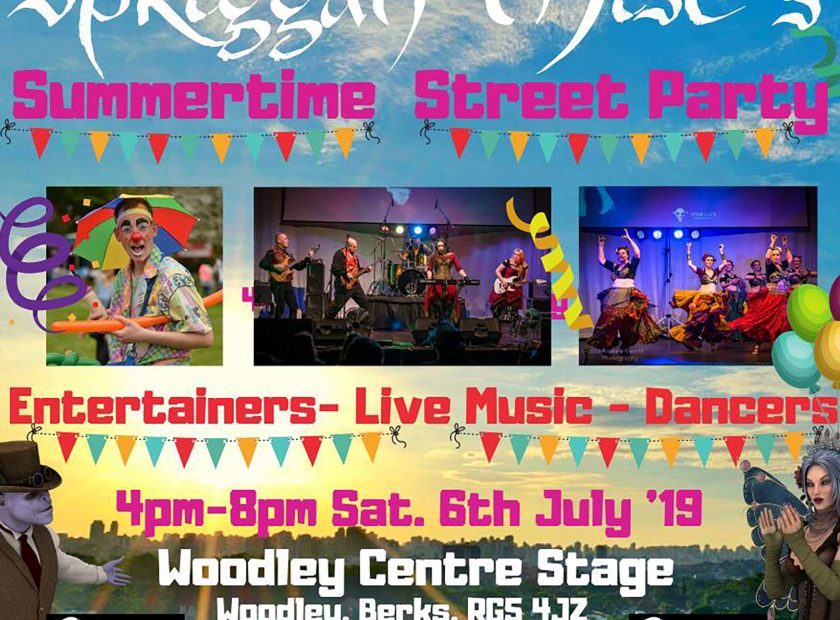 Woodley Town Council Street Party Centre Stage
