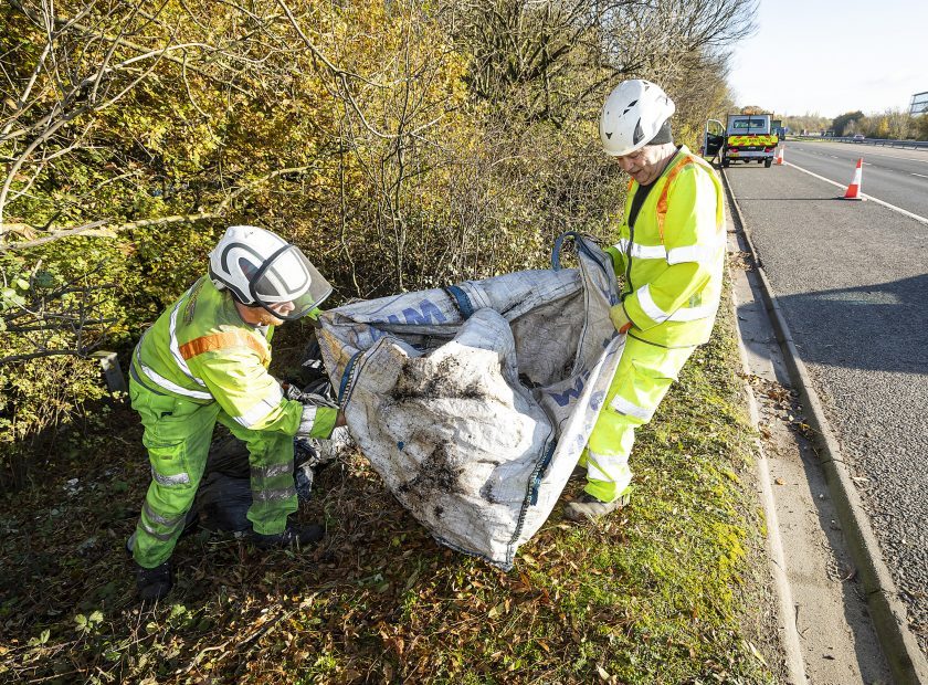 fly tipping A329m