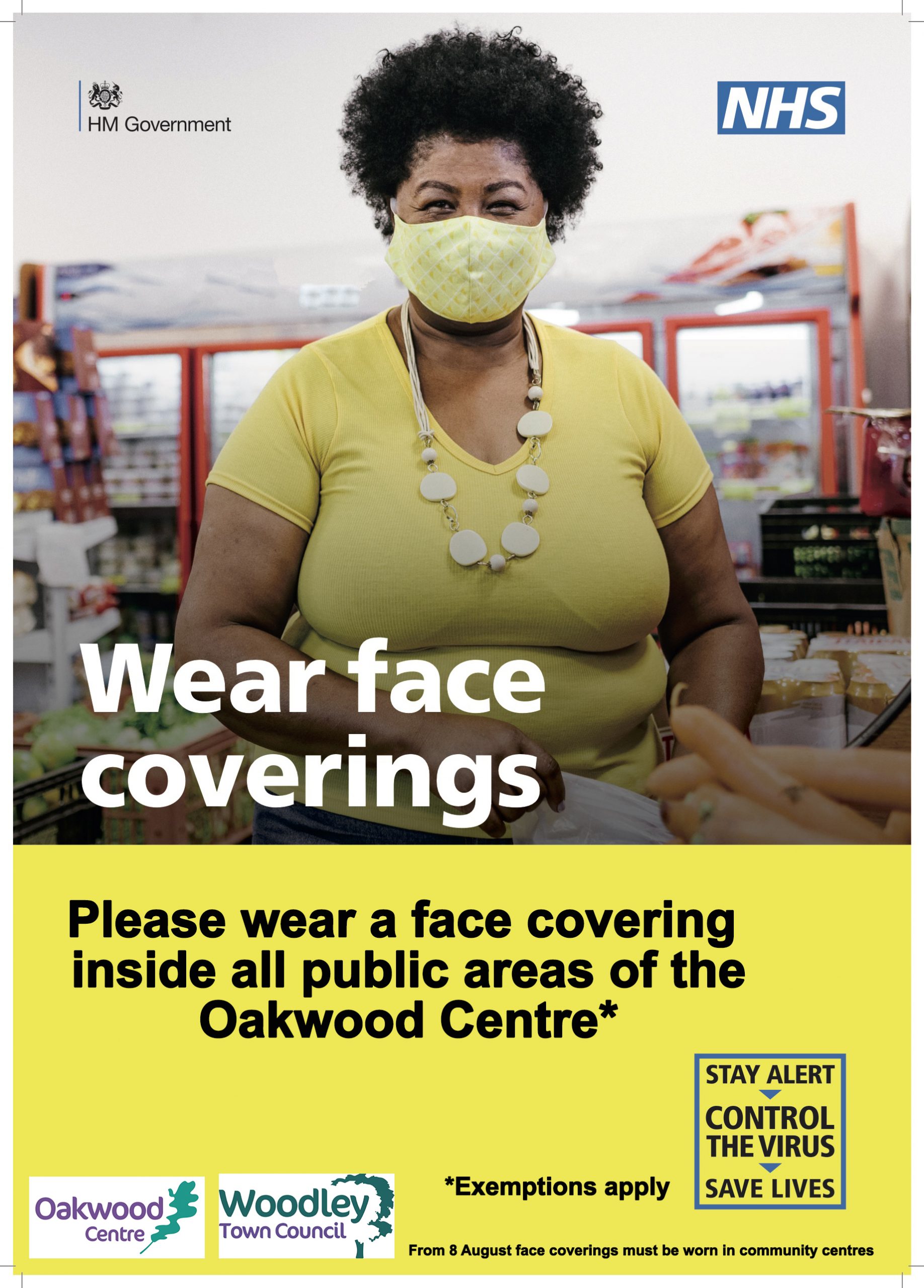 face coverings oakwood centre
