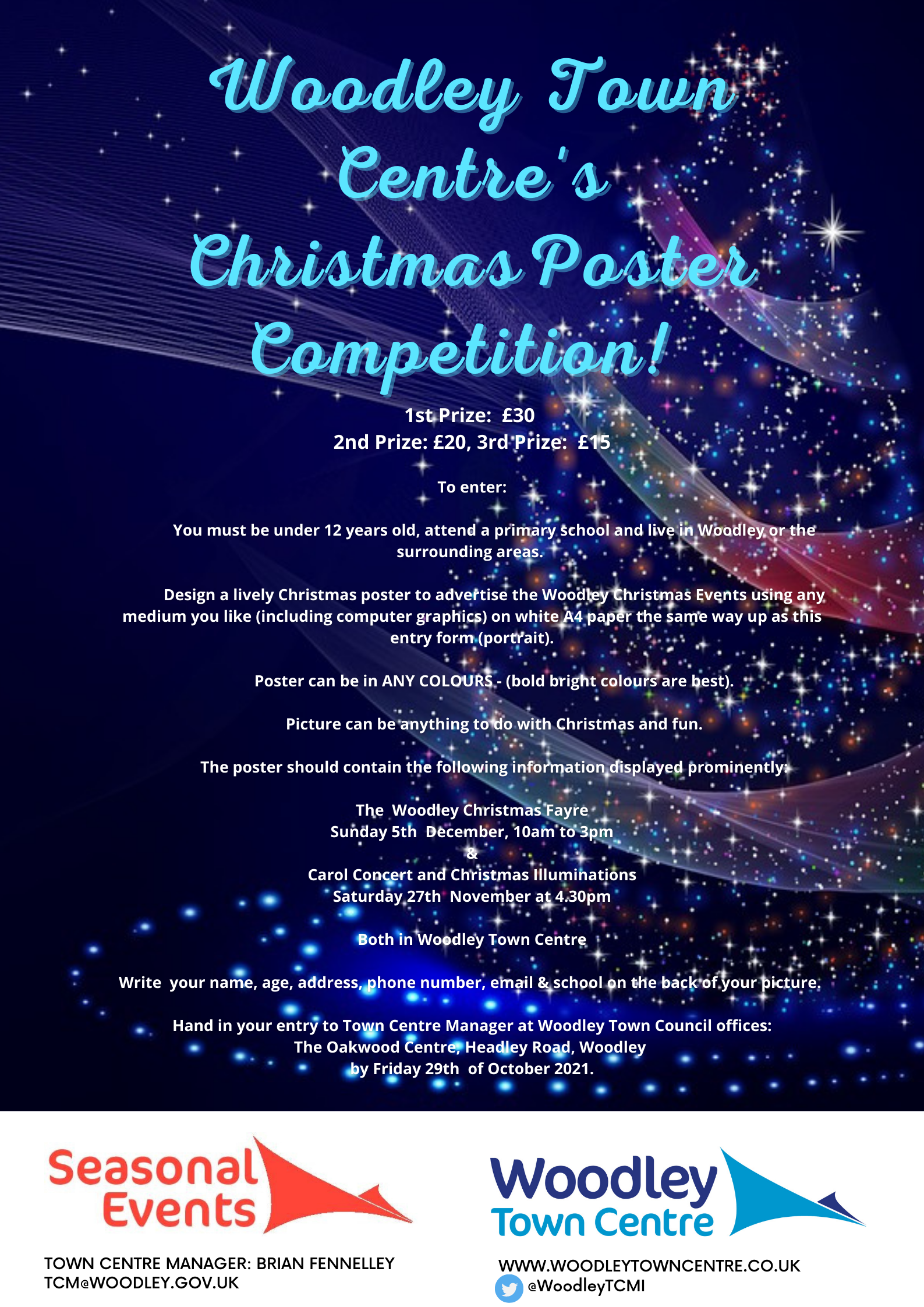Woodley Town Centre Christmas poster competition