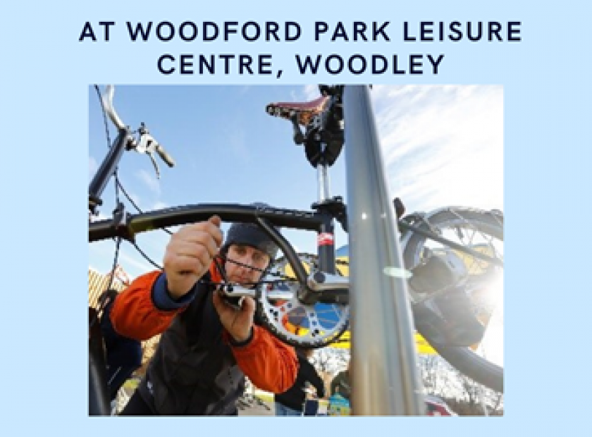 free bike checks Woodford Park leisure centre November 2021