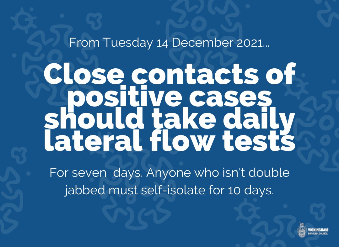 lateral flow testing for close contacts with covid