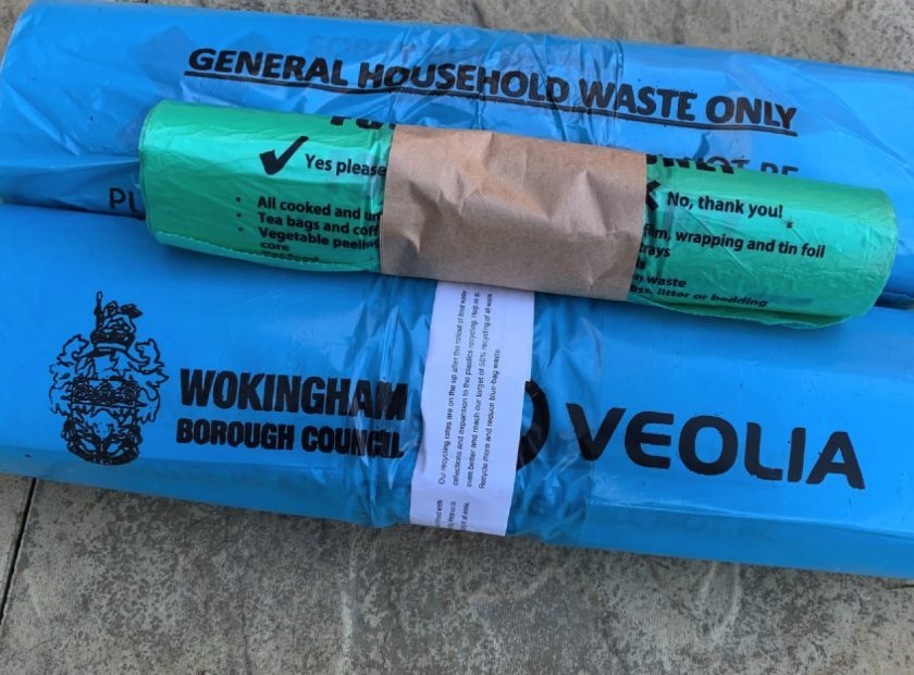 waste bags Wokingham Borough
