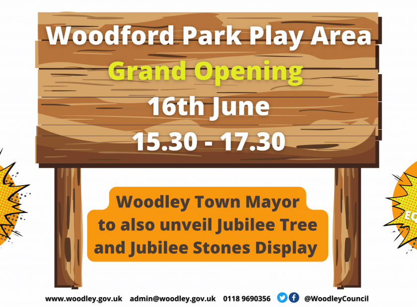 Woodford Park play area opening