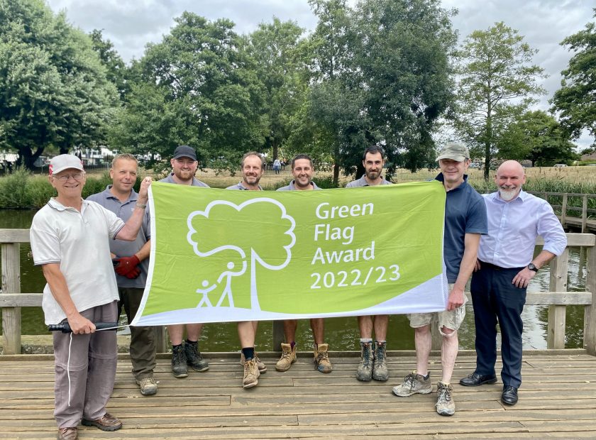 Woodford Park Green Flag award 2022