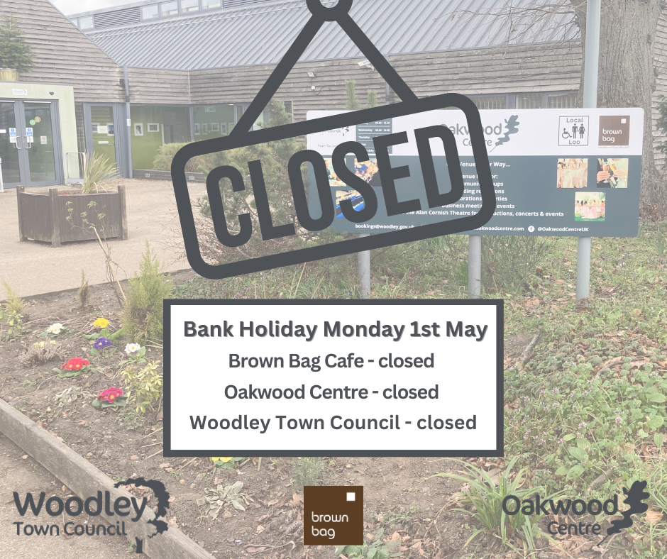 Closed Bank Holiday Monday 1st May 2023