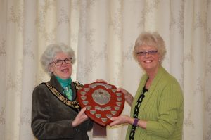 Citizen's Awards - Mayor's Award winner 2018, Shelagh Flower, with the Town Mayor, Councillor Jenny Cheng