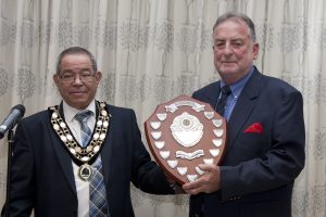 Citizen's Awards - Mayor's Award winner with the Town Mayor, Councillor Sam Rahmouni