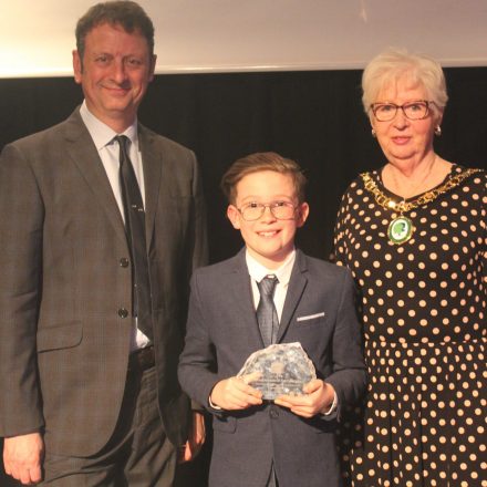 Dexter Rosier won Young Person of the Year for raising funds to support various charities.