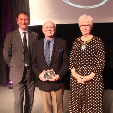 David Provins won Environmentalist of the Year for his dedication & devotion to the Friends of Woodford Park