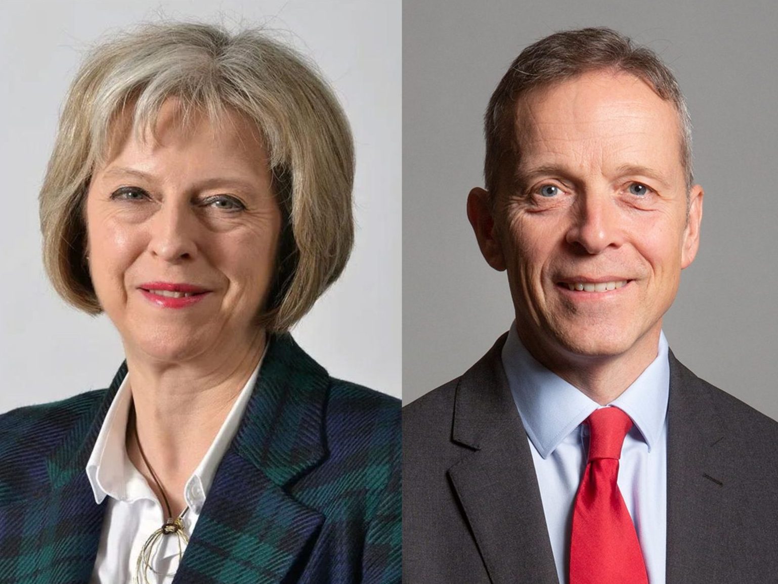 Matt Rodda MP and Theresa May MP
