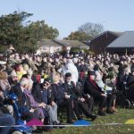 Crowd at Woodley World War One Centenary Memorial events