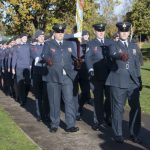 Air Cadets marching on Amistice Day