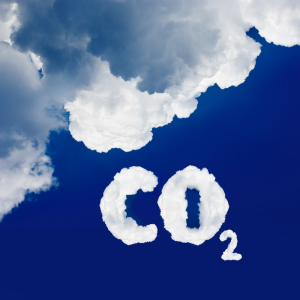 Cloud in the shape of CO2